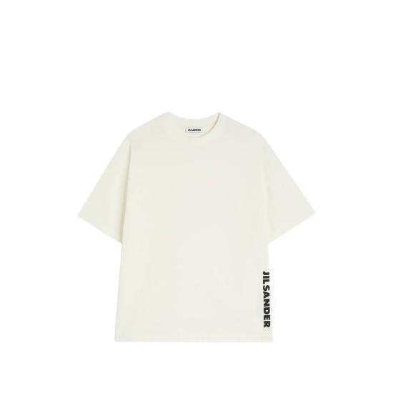 26FW 질샌더 반팔 티셔츠 J20347 J22GC0277 102 WHITE
