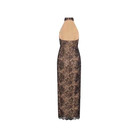 26FW 로테이트 롱 원피스 116266100 LACE HALTE 100 BLACK NEUTRALS - ROTATE