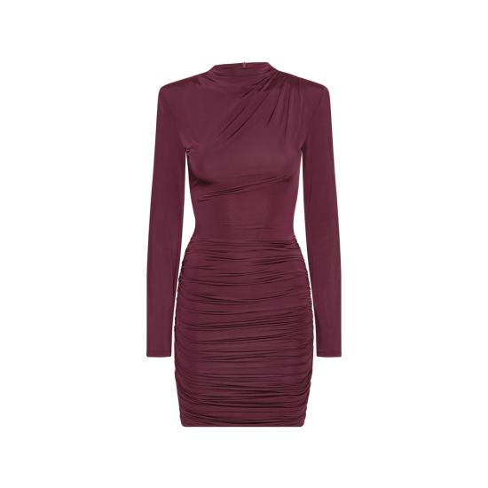 26FW 로테이트 숏 원피스 1161762694 DRAPEY MIN 2694 PURPLE