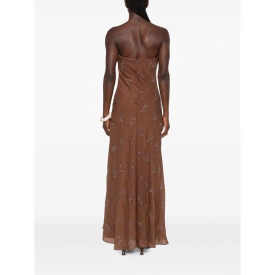 26FW 스타우드 롱 원피스 R26P2199BS CEDR BROWN - STAUD