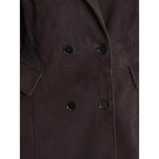 26FW 로테이트 코트 1165031111 SUEDE LONG 1111 BROWN - ROTATE