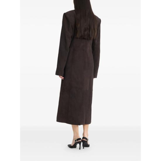 26FW 로테이트 코트 1165031111 SUEDE LONG 1111 BROWN - ROTATE