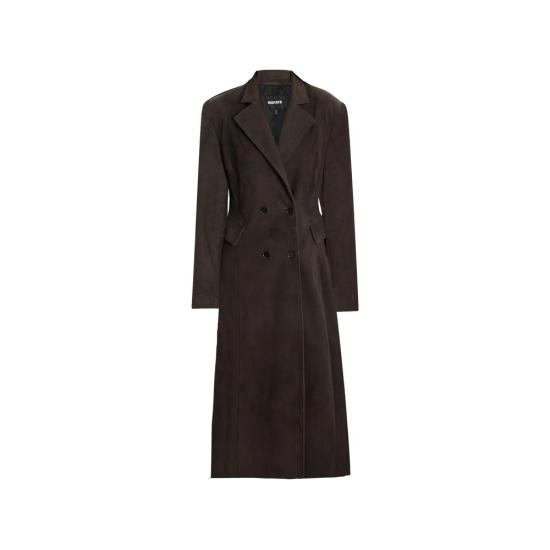 26FW 로테이트 코트 1165031111 SUEDE LONG 1111 BROWN
