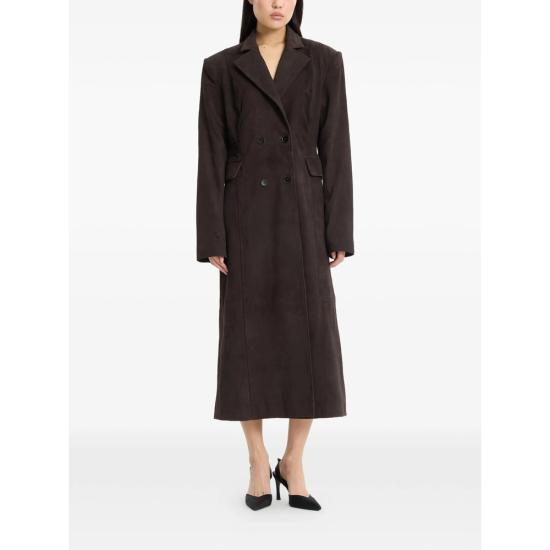 26FW 로테이트 코트 1165031111 SUEDE LONG 1111 BROWN - ROTATE