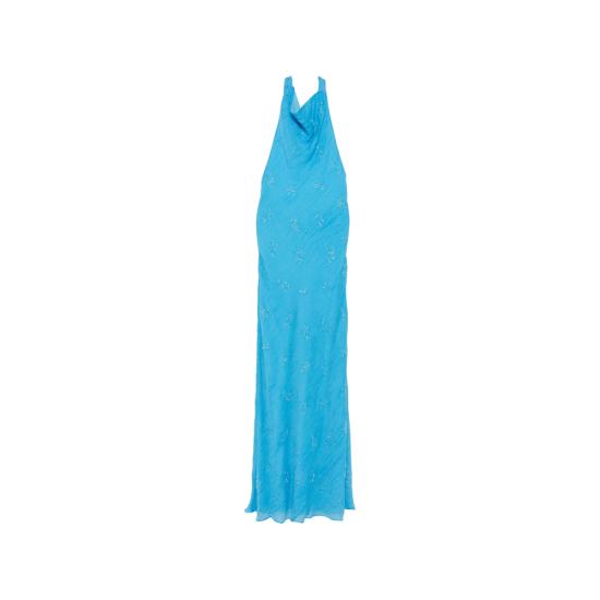 26FW 스타우드 롱 원피스 R26P2138BS PAC BLUE