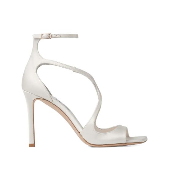 26FW 지미추 슈즈 AZIA 95 SAT IVORY WHITE