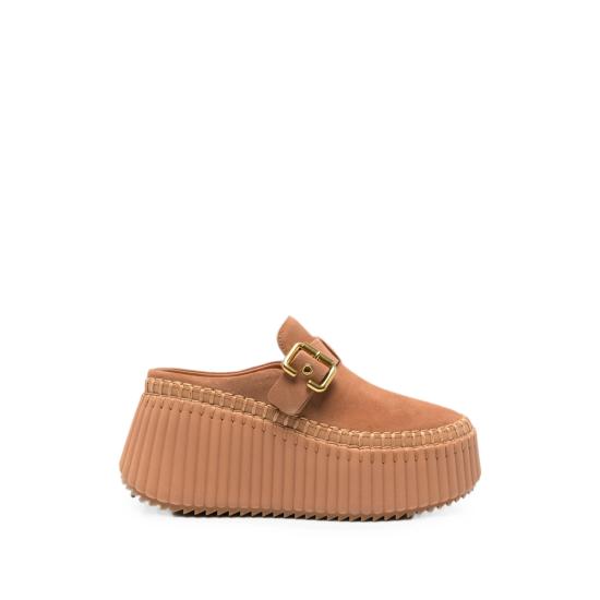 26FW 끌로에 뮬/슬리퍼 26A13CMS 207 NEUTRALS