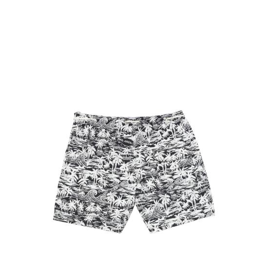 26FW 팜앤젤스 스윔팬츠 PAMFD003F B001 1003 BLACK WHITE - PALM ANGELS