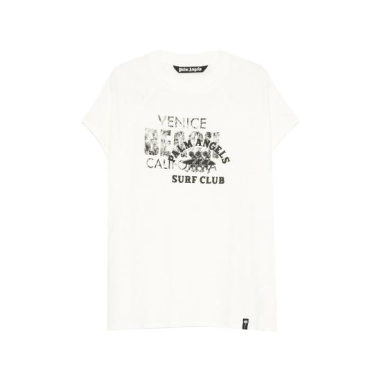 26FW 팜앤젤스 반팔 티셔츠 PAMAA007J R001 0310 NEUTRALS