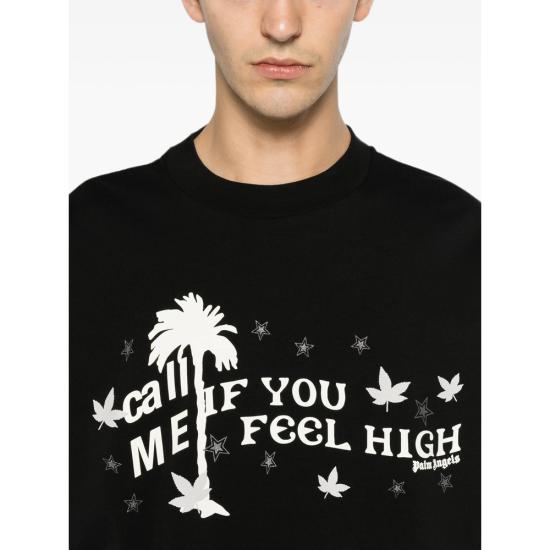 26FW 팜앤젤스 반팔 티셔츠 PAMAA005J R001 1003 BLACK - PALM ANGELS