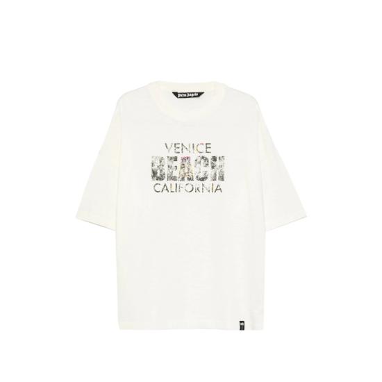 26FW 팜앤젤스 반팔 티셔츠 PAMAA003J R005 0384 NEUTRALS
