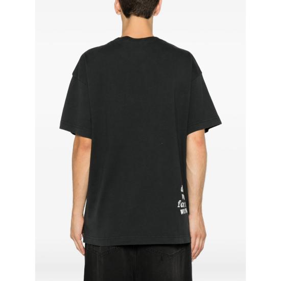 26FW 팜앤젤스 반팔 티셔츠 PAMAA001J R007 1110 BLACK - PALM ANGELS