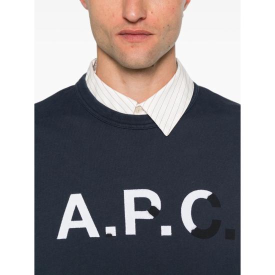 26FW 아페쎄 스웨터 COHGR H37033 IAJ BLUE - A.P.C.