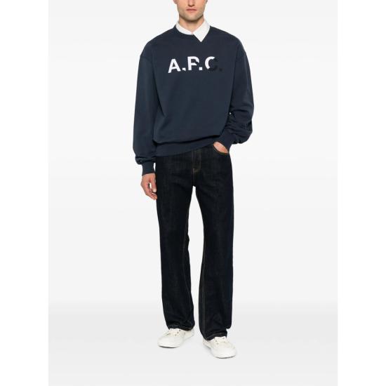 26FW 아페쎄 스웨터 COHGR H37033 IAJ BLUE - A.P.C.