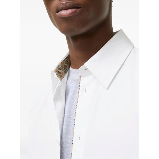 26FW 버버리 긴팔 셔츠 8127274 SAM LS CHK A1462 WHITE - BURBERRY