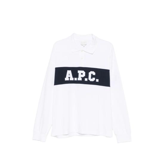 26FW 아페쎄 폴로 티셔츠 COHRU H26633 AAB WHITE