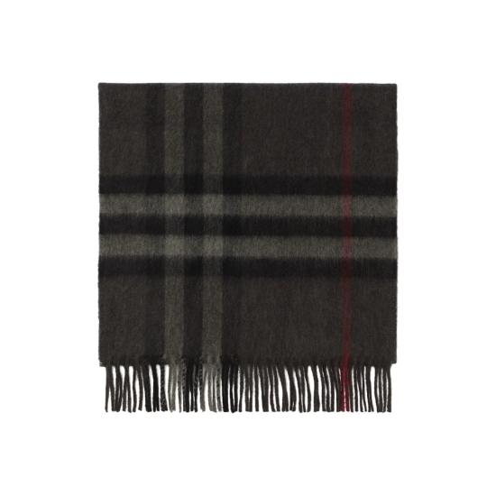 26FW 버버리 체크 캐시미어 스카프 8077880 MU GIANT C A1208 GREY - BURBERRY
