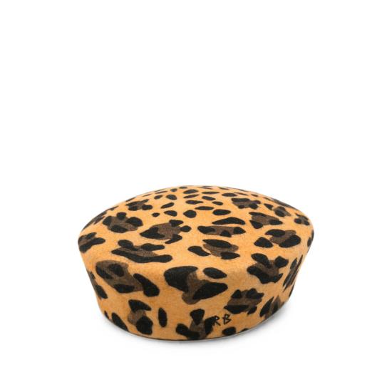 26FW 루슬란바진스키 모자 MMM059 WF LEOPA NEUTRALS BLACK