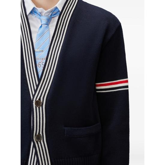 26FW 톰브라운 가디건 MKC645A Y3043 415 BLUE - THOM BROWNE