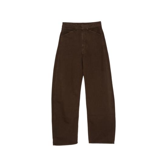 26FW 르메르 하이 웨이스티드 커브드 팬츠 PA1264 LD1077 BR512 BROWN