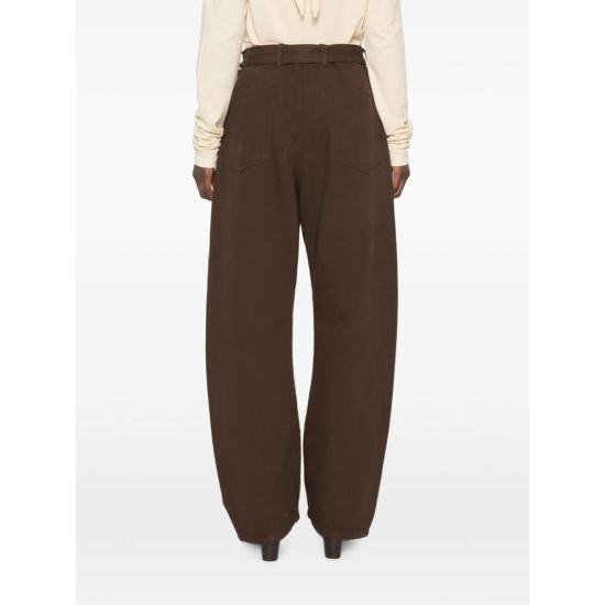 26FW 르메르 트위스트 벨티드 팬츠 PA326 LD1077 BR512 BROWN - LEMAIRE