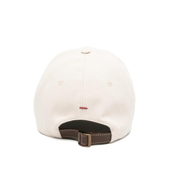 26FW 브루넬로 쿠치넬리 로고 자수 베이스볼 캡 M252D9850 CPK57 NEUTRALS - BRUNELLO CUCINELLI