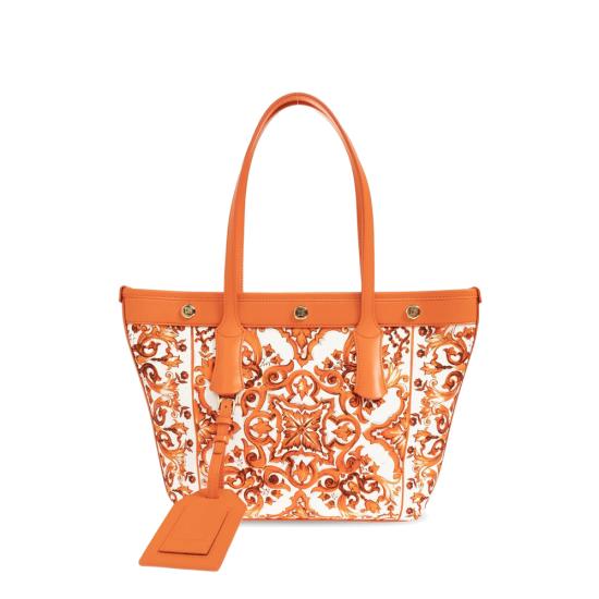 26FW 돌체앤가바나 토트백 BB7828 AN220 ID3TN WHITE ORANGE