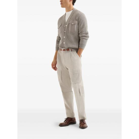26FW 브루넬로 쿠치넬리 코튼 저지 크루넥 티셔츠 M0B138440 CJB65 WHITE - BRUNELLO CUCINELLI