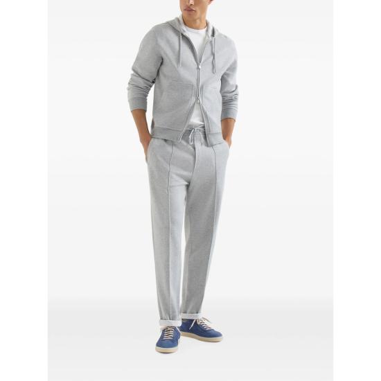 26FW 브루넬로 쿠치넬리 스웨이드 스니커즈 MZUMGLJ336 CHJ48 BLUE - BRUNELLO CUCINELLI