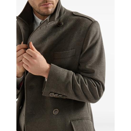 26FW 브루넬로 쿠치넬리 코트 MV4679141H C014 GREEN - BRUNELLO CUCINELLI