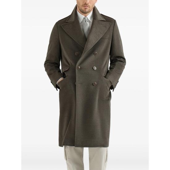 26FW 브루넬로 쿠치넬리 코트 MV4679141H C014 GREEN - BRUNELLO CUCINELLI