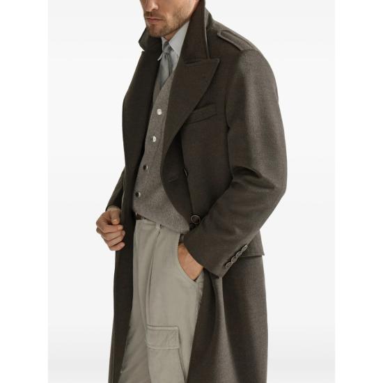 26FW 브루넬로 쿠치넬리 코트 MV4679141H C014 GREEN - BRUNELLO CUCINELLI