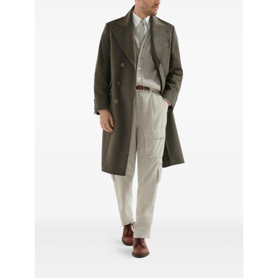 26FW 브루넬로 쿠치넬리 코트 MV4679141H C014 GREEN - BRUNELLO CUCINELLI