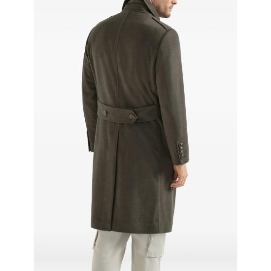 26FW 브루넬로 쿠치넬리 코트 MV4679141H C014 GREEN - BRUNELLO CUCINELLI