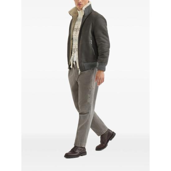 26FW 브루넬로 쿠치넬리 무스탕 MPMCU1737 C9873 GREY - BRUNELLO CUCINELLI