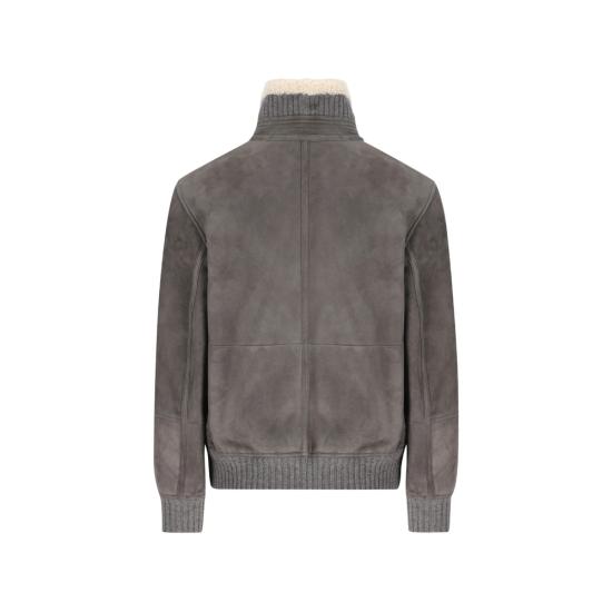 26FW 브루넬로 쿠치넬리 무스탕 MPMCU1737 C9873 GREY - BRUNELLO CUCINELLI