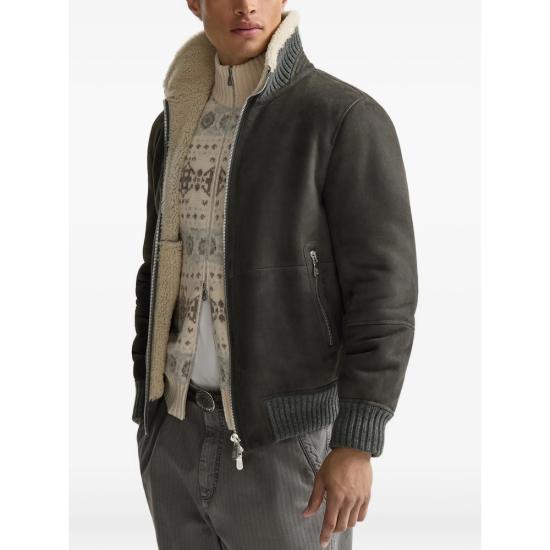 26FW 브루넬로 쿠치넬리 무스탕 MPMCU1737 C9873 GREY - BRUNELLO CUCINELLI