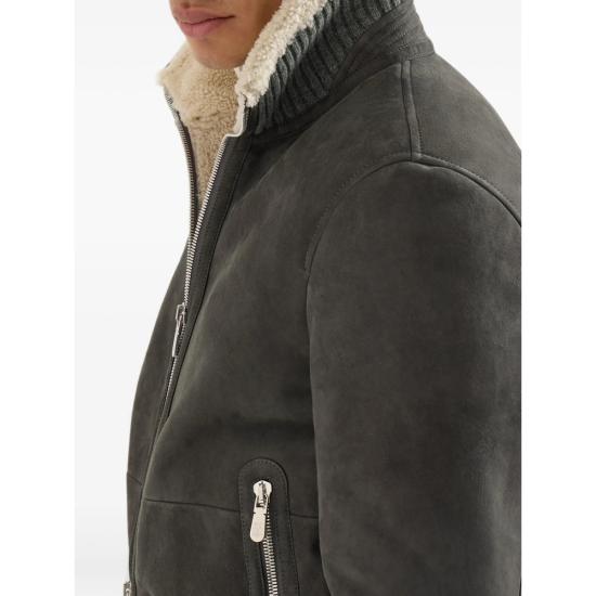 26FW 브루넬로 쿠치넬리 무스탕 MPMCU1737 C9873 GREY - BRUNELLO CUCINELLI