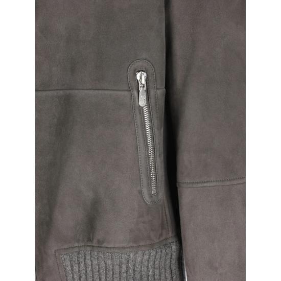 26FW 브루넬로 쿠치넬리 무스탕 MPMCU1737 C9873 GREY - BRUNELLO CUCINELLI