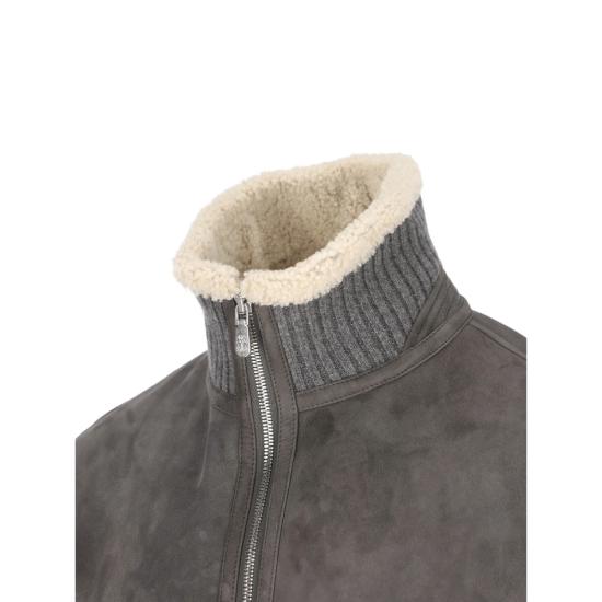 26FW 브루넬로 쿠치넬리 무스탕 MPMCU1737 C9873 GREY - BRUNELLO CUCINELLI