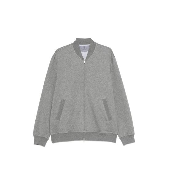 26FW 브루넬로 쿠치넬리 집업 니트 MM8319072G C1253 GREY