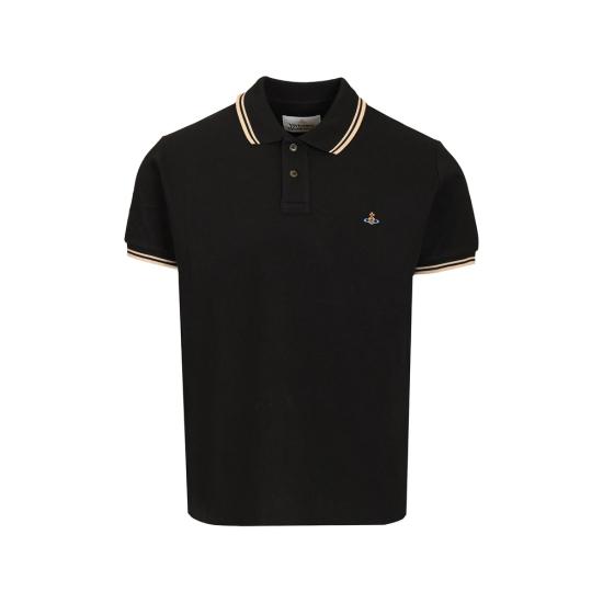 26FW 비비안웨스트우드 폴로 티셔츠 2H01000Y J00AU N401 BLACK