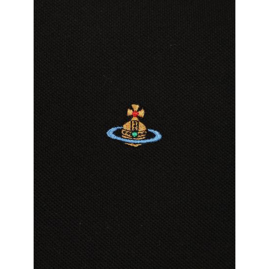 26FW 비비안웨스트우드 폴로 티셔츠 2H01000Y J00AU N401 BLACK - VIVIENNE WESTWOOD