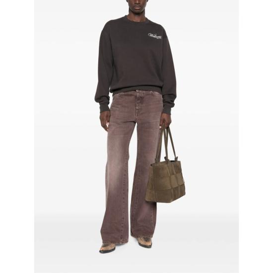 26FW 스포티앤리치 긴팔 티셔츠 ST098711083BR CIOCO BROWN - SPORTY & RICH