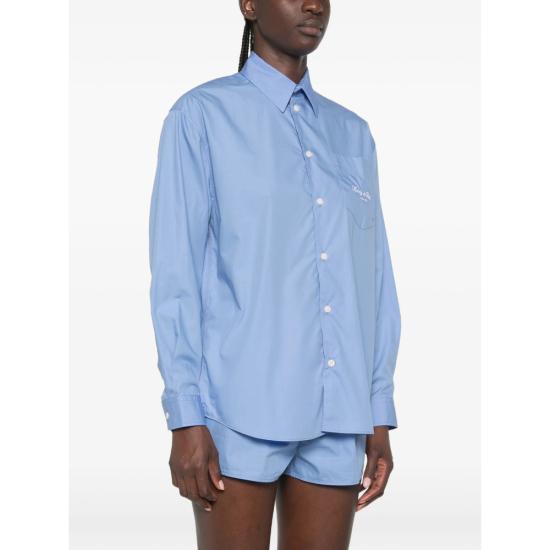 26FW 스포티앤리치 셔츠 SI006711329BL SOFTE BLUE - SPORTY & RICH