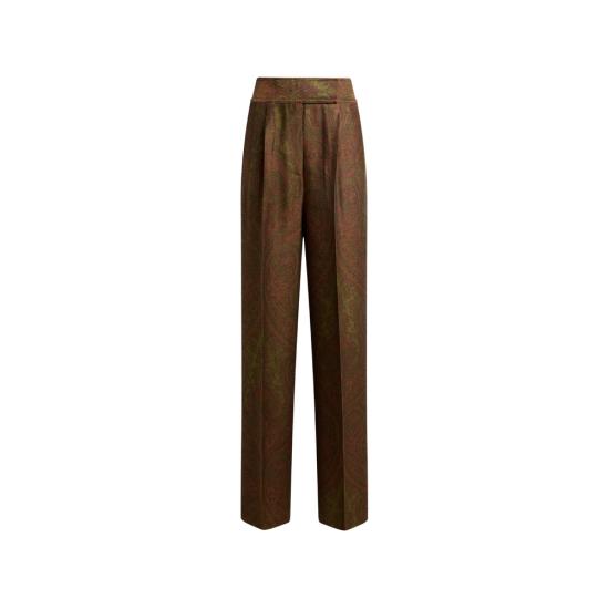 26FW 에트로 수트 팬츠 99TJB1B WREA0073 S980 BROWN GREEN