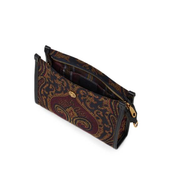 26FW 에트로 클러치/파우치 AQ13A WP2C0014 S9885 BLUE RED - ETRO