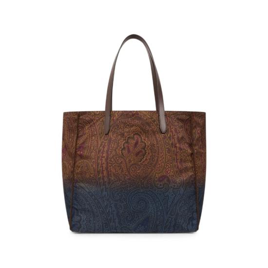 26FW 에트로 토트백 AK18F WP1D0064 X0825 BROWN BLUE - ETRO