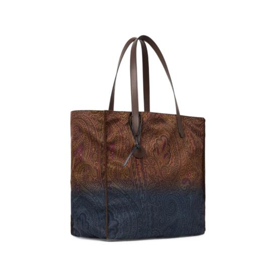 26FW 에트로 토트백 AK18F WP1D0064 X0825 BROWN BLUE - ETRO