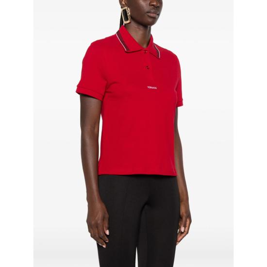 26FW 베르사체 폴로 티셔츠 1A18688 1025967 1RB30 RED - VERSACE